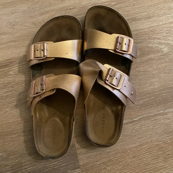 Madden Girl slip on Birkenstocks